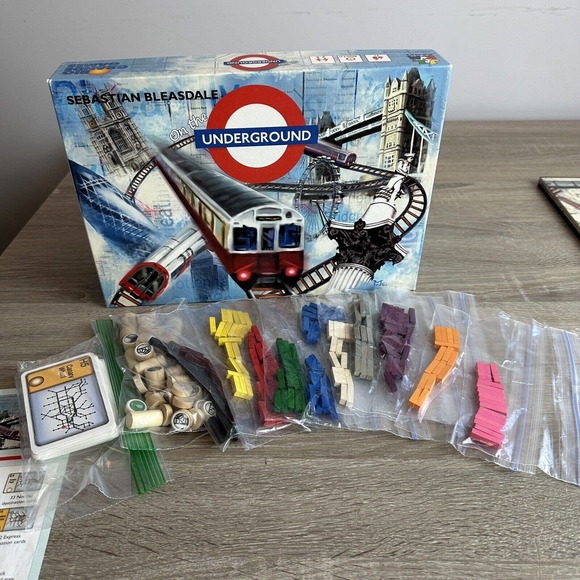On the Underground Train Rio Grande Games Board Game - 98% complete in GUC - Picture 2 of 12
